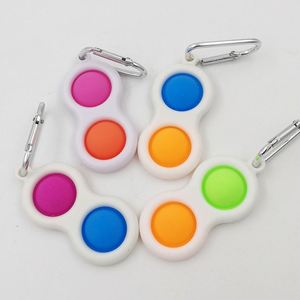 Llavero Sónico Antiestrés Bestseller con Diseño de Ratón, Colores Azul/Rosa/Verde, Divertido Colgante de Burbujas para Dedos - Product Image 2