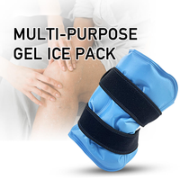 Pack de thérapie chaud et froid en gel réglable et réutilisable avec logo personnalisé pour soulager la douleur au genou, à la cheville, au coude, blessures sportives