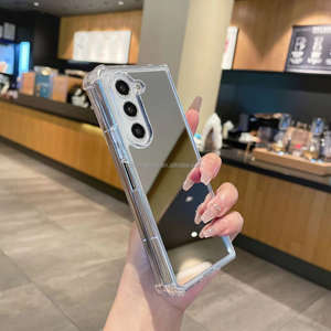 <span class=keywords><strong>NOUVEAU</strong></span> Étui de protection antichoc pour téléphone Samsung <span class=keywords><strong>Galaxy</strong></span> Z Fold 6 5 4 3 Mirror Phone Cover - Product Image 4