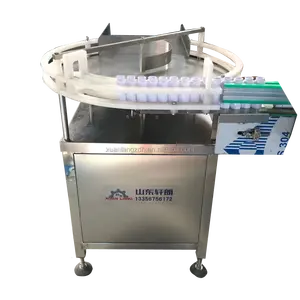 Turn rotary bottle collector / unscrambler receiving accumulator table machine