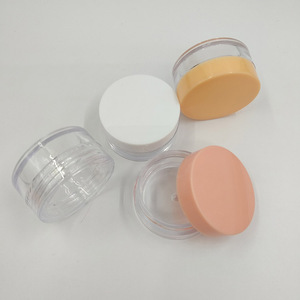 Fábrica NH H Vende Envases Vacíos de Crema Cosmética de PS de 3g, 5g, 10g, 20g, 30g, 50g, Tarro Redondo para Polvo, Botella Pequeña con Tamiz para Sombra de Ojos y Colorete - Product Image 3
