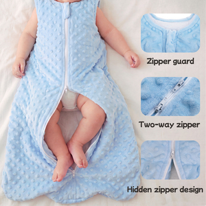 Couverture d'emmaillotage bébé en polaire <span class=keywords><strong>à</strong></span> pois colorés, motif personnalisé, lavable, douce, pour nouveau-né, cadeau, anti-sursaut, anti-coup de pied - Product Image 3