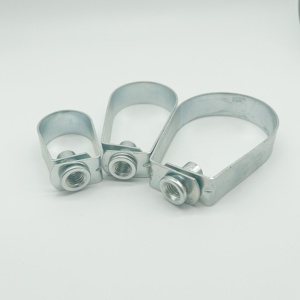 Collier de serrage pivotant réglable en acier inoxydable et en fer galvanisé avec <span class=keywords><strong>surface</strong></span> galvanisée pour applications de tuyauterie - Product Image 4