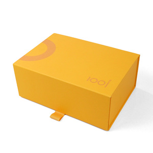 Luxury Folding <b>Box</b> Yellow Rigid Magnetic Good Quality <b>Box</b> Customized <b>Gift</b> Paper <b>Box</b> for Packing <b>Gifts</b> Clothing Shoes - Product Image 2