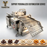 Machine industrielle d'enrobage de pâte pour anneaux d'oignon, frites et boulettes de viande