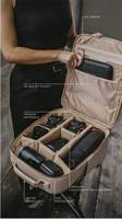 Sac à dos en cuir de grande capacité étanche avec logo personnalisé pour appareil photo numérique sac de voyage randonnée rembourré professionnel pour appareil photo reflex numérique