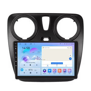 Autoradio 4G con Lettore Video, Navigazione GPS, Multimedia Android, Audio Carplay, Stereo per Renault <span class=keywords><strong>Dacia</strong></span> <span class=keywords><strong>Lodgy</strong></span> 2021 <span class=keywords><strong>Dokker</strong></span> 2012-2020 - Product Image 1
