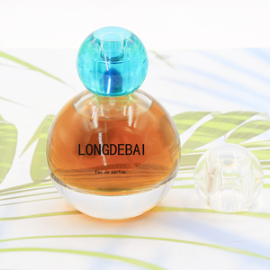 High-end Luxury Customizable Color 30ml 50ml and 100ml <b>Empty</b> Spherical <b>Glass</b> Perfume <b>Bottles</b> and Crown Caps - Product Image 2