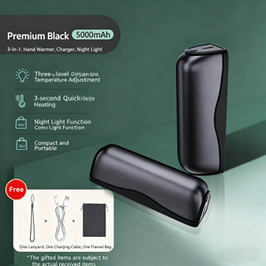 Máy sưởi tay bằng lông cừu có thể sạc lại bằng USB, điều chỉnh được 3 mức nhiệt độ, chống thấm nước, chống gió, thích hợp cho mùa đông ngoài trời - Product Image 6