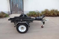 Remolque Pequeño para ATV al por Mayor OEM Personalizado de Acero para Motocicleta Remolque Plegable Pequeño para Motocicleta