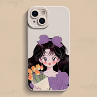 Coque personnalisée en TPU souple antichoc à protection 360°, anti-traces de doigts, peinte aux UV, pour 17 Pro Max 16 Pro, directement de l'usine