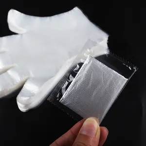 Customized Size HDPE Gloves Disposable Food Grade For Kitchen Food Processing Food Prepare Cleaning Passed ISO9001