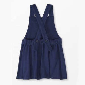 So Cute Spring And Autumn Jersey Bretelles Robes pour bébés filles Robe globale en coton biologique - Product Image 2
