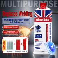 Colle époxy Nianlida 50 ml, colle composite pour matériaux, collage artisanal DIY, collage industriel structurel, pack double seringue