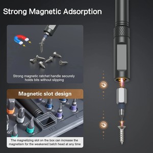 ชุดแม่เหล็กหลายบิตชุดไขควงเฟือง33 IN1 DIY ชุดเครื่องมือซ่อมจักรยาน - Product Image 4