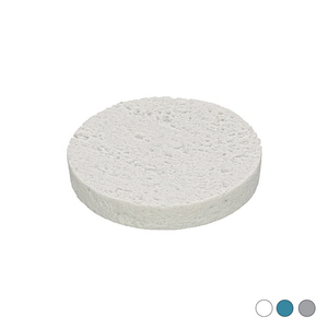 Porte-savon gris diamètre 10 cm H 2 cm pour la salle de bain - Product Image 2