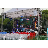 Pantalla LED para Exteriores TOPvision IP65 Resistente al Agua, 500x500x500 1000mm, Alta Resolución P2.976 P3.91 P4.81, para Alquiler en Escenarios