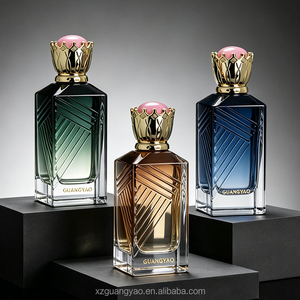 Nuova Bottiglia di Profumo in Vetro di Alta Gamma 100ml, Design Elegante e Pesante, Colore Personalizzato, Logo del Marchio, Confezione e Borsa per Profumo - Product Image 3