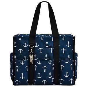 กระเป๋าสะพายไหล่พับได้ความจุมากมีหลายกระเป๋าดีไซน์เรียบง่ายสำหรับผู้หญิง - Product Image 1