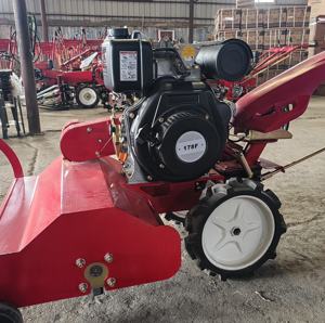 Motor diésel autopropulsado de 8HP/178F, 4x4, equipo para deshierbe de césped de 60 cm, cultivadora, motocultor, cortacésped. - Product Image 4