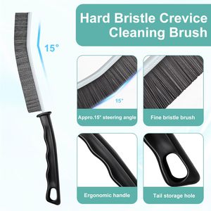 Brosse de nettoyage portable pour fentes et coins de cuisine, brosse longue pour fentes, coins morts, fentes de fenêtre et rainures anti-poussière - Product Image 6