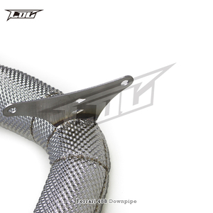 Tubo de <span class=keywords><strong>Escape</strong></span> Directo para Motor BSK Turbo para Ferrari 488 3.9T V8 2015-2019, Sistema de <span class=keywords><strong>Escape</strong></span> de Flujo <span class=keywords><strong>Libre</strong></span> con Protector de Calor SUS304 - Product Image 3