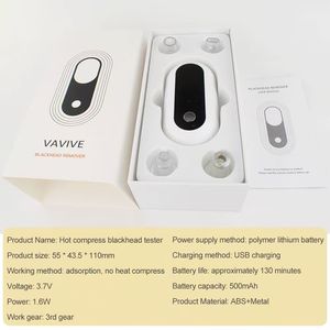 Extracteur de points noirs électrique en plastique, 4 têtes, aspirateur, nettoyant facial, massage, fonction de lifting, instrument de beauté de la peau, utilisation du nez - Product Image 6