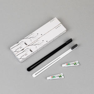 SANHOO Ensemble d'équipements de marque privée pour hôtel Kit d'hygiène de voyage écologique de luxe Fournitures 5 étoiles Kit d'agrément pour hôtel personnalisé - Product Image 2