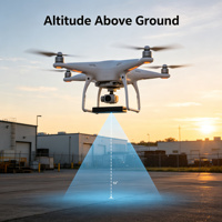 Radar d'altitude UAV Yteq UHK1000 1000m avec capteur MmWave à montage embarqué, compatible PX4 Ardupilot, interfaces CAN/UART/RS485