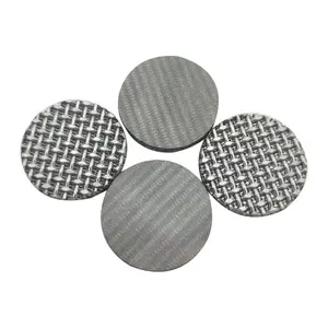 Disco de filtro poroso de polvo de micras de acero inoxidable de alta calidad, venta directa de fábrica, placa de filtro de aire sinterizada