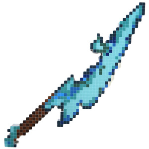 MC Cave Game Gaming Merchandise Armas Regalos para niños Pixel Weapons Diamond Sword Diamond Pickaxe Decoración coleccionable Juguetes de madera - Product Image 4