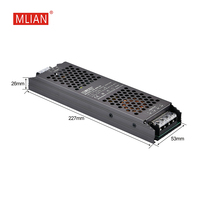 Fuente de Alimentación Industrial Ajustable de 12V 24V 48V 5A 8.3A 12.5A 25A con Doble Salida 300W 400W 360W, Modo Conmutado AC DC, Frecuencia 60Hz