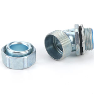 1/2 "16mm金属フレキシブルコンジットアダプタ金属エルボー45度フレキシブルコンジットコネクタ - Product Image 3