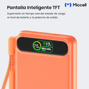 Batería Externa Portátil Miccell al por Mayor, 10000mAh, Carga Rápida Magnética, Pantalla TFT, Compatible con iPhone 17 - Product Image 4