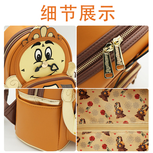 Mochila Loungefly La Bella y la Bestia <span class=keywords><strong>Gaston</strong></span> Mini, Linda Mochila de PU, Mochila Escolar para Niños, Mochila de Moda - Product Image 4