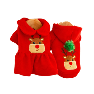 Compra al por Mayor de Ropa para Mascotas de Algodón Barata para Navidad y Año Nuevo, Vestidos para Perros Machos y Hembras para Invierno y Verano, Pantalones para Perros para las Fiestas - Product Image 1