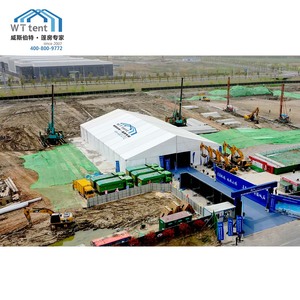 Tente d'entrepôt temporaire ignifuge <span class=keywords><strong>pour</strong></span> chantier <span class=keywords><strong>de</strong></span> construction, montage rapide, tente modulaire - Product Image 4