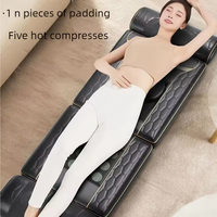 Coussin et matelas de massage Shiatsu roulant avec contrôle de la minuterie pour soulager les douleurs dorsales, coussin de siège vibrant