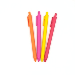 कस्टम मैकरन मोरांडी रंग धातु प्रचार बॉलपॉइंट पेन मुद्रित लोगो धाराप्रवाह में बहुरंगीय स्याही कैंडी रंग स्प्रे - Product Image 1