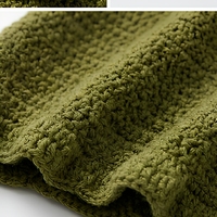 Robe Courte Tricotée pour Femme, Personnalisée OEM & ODM, Faite Main au Crochet, Sans Manches, Col Halter, Style Bohème, Été, en Acrylique, Robe Pull, Vestidos, Robe