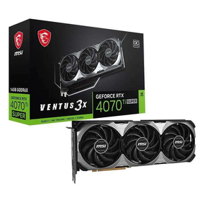 <span class=keywords><strong>Carte</strong></span> <span class=keywords><strong>graphique</strong></span> d'occasion la plus récente et la plus vendue GeForce RTX 4070 Ti Super 16G / RTX 4070 SUPER 12G VENTUS 3X OC GDDR6 4800MHz PCI Express avec ventilateur - Product Image 1