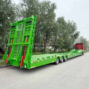 3 trục 5 trục <span class=keywords><strong>container</strong></span> Khóa Xe tải <span class=keywords><strong>30ft</strong></span> 40ft 50ft 18M tải công suất phẳng giường phẳng bán <span class=keywords><strong>Trailer</strong></span> với khóa xoắn - Product Image 5