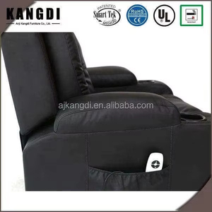Vente en gros d'usine Fauteuil inclinable électrique en cuir avec ascenseur électrique Massage et chauffage Siège de salon pour personnes âgées avec chargement USB pour téléphone - Product Image 5