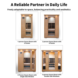 YITE Khan Dampfbad im koreanischen Stil Fern infrarot sauna für den Schönheits salon Single Double & Four Person Capacity Sweat <span class=keywords><strong>Bath</strong></span> Box - Product Image 3