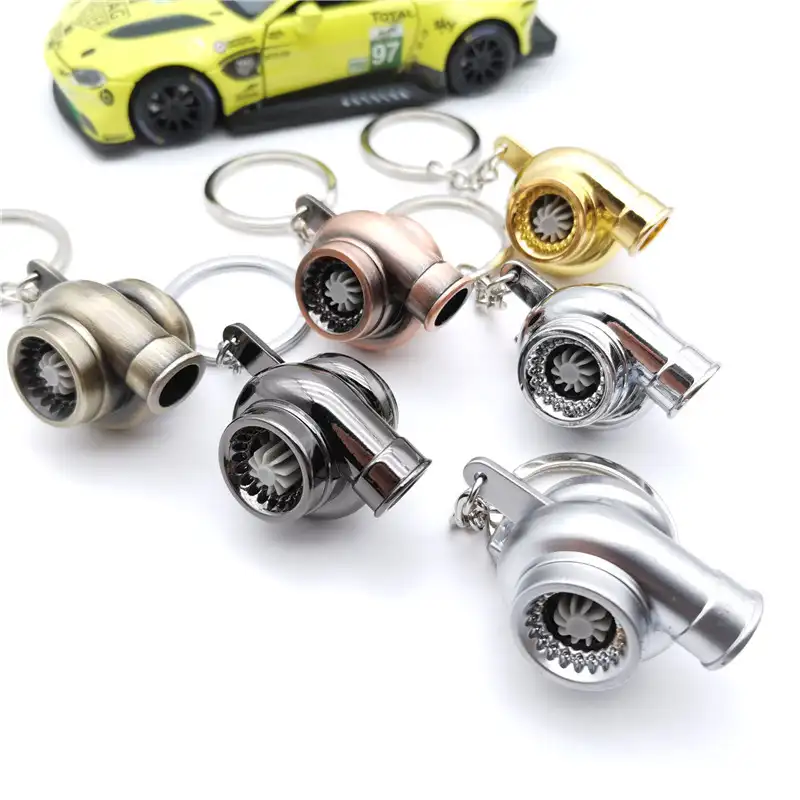 Accessoires de voiture porte-clés Turbo, 10 pièces, modèle en métal, vente en gros, cadeau personnalisé, Modification, pour Bmw, Audi, Nissan, Jeep