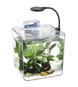 Akuarium Mini Desktop 5L 13L yang Dapat Disesuaikan, Ramah Lingkungan, Terbuat dari Kaca PMMA Transparan Persegi dengan Lampu USB Desktop - Product Image 5