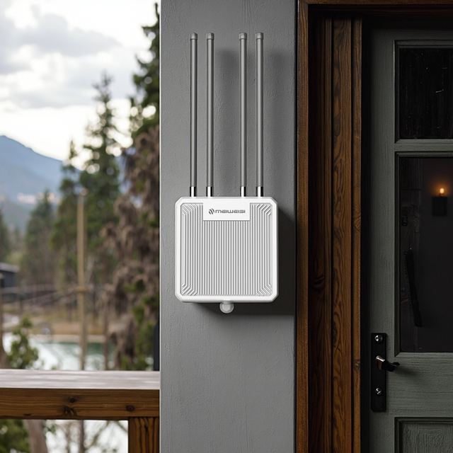 MWS HW1800L Enterprise High Power WIFI6 AX1800 Dual-Band Outdoor Wireless AP Mesh Router Repeater Wave2 4x4 MU-MIMO Waterproof
