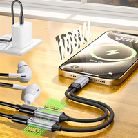 Adaptateur Audio USB-C 2-en-1 : Répartiteur Double USB-C pour Casque, Charge Rapide, Audio HiFi, Câble Dongle Type C, PD 100W, Synchronisation des Données et OTG