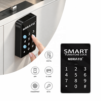 Serrure de meuble intelligente de secours d'urgence avec empreinte digitale, application et carte IC, pour armoire de maison ou de bureau, commande en gros