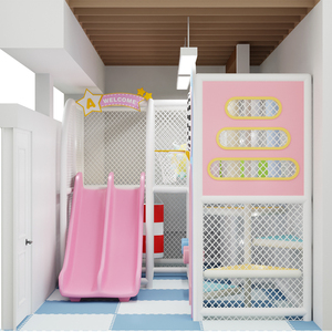 Solución Llave en Mano: Equipo de Juego Modular Seguro para Niños Pequeños, con Mini Tobogán y Escalones de Escalada para Área Infantil de Centro Comunitario - Product Image 5